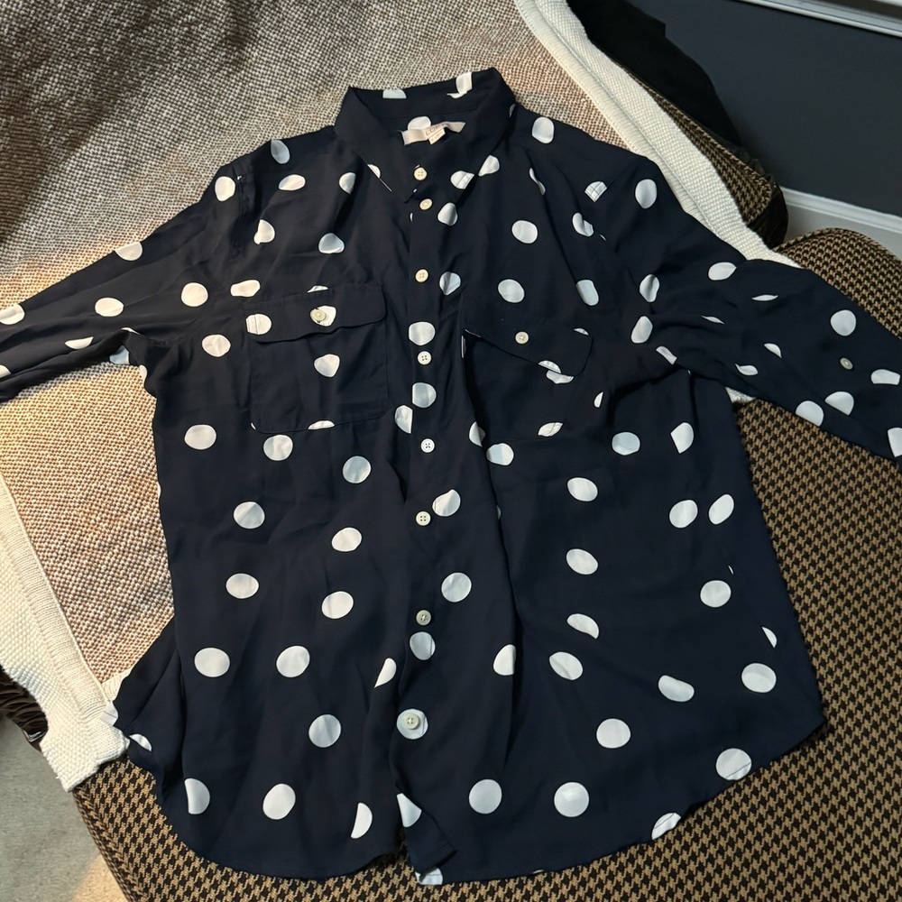 Polka-Dot Blouse